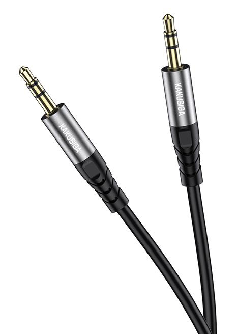 KAKUSIGA καλώδιο ήχου 3.5mm KSC-892, AUX, 1m, μαύρο