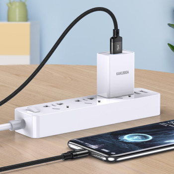 KAKUSIGA καλώδιο USB-C σε USB KSC-970, 3A, 480Mbps, 1m, μαύρο
