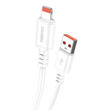 KAKUSIGA καλώδιο Lightning σε USB KSC-982, 3A, 480Mbps, 1m, λευκό