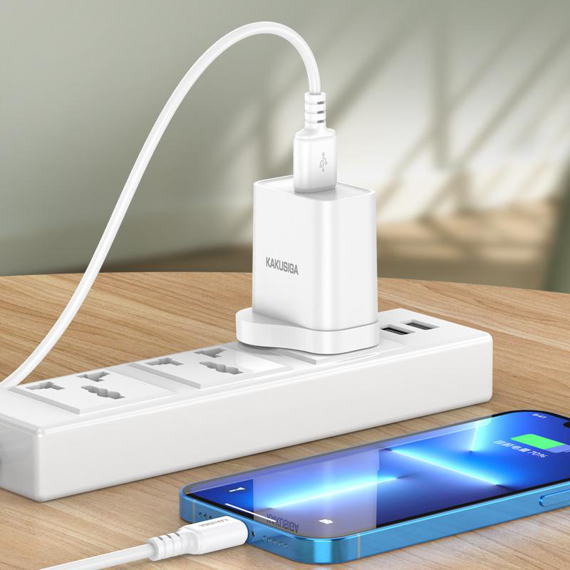 KAKUSIGA καλώδιο Lightning σε USB-C KSC-982, 20W, 480Mbps, 1m, μαύρο - Image 2