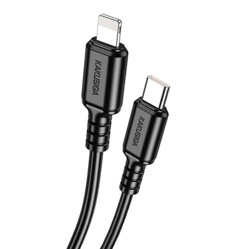 KAKUSIGA καλώδιο Lightning σε USB-C KSC-982, 20W, 480Mbps, 1m, μαύρο