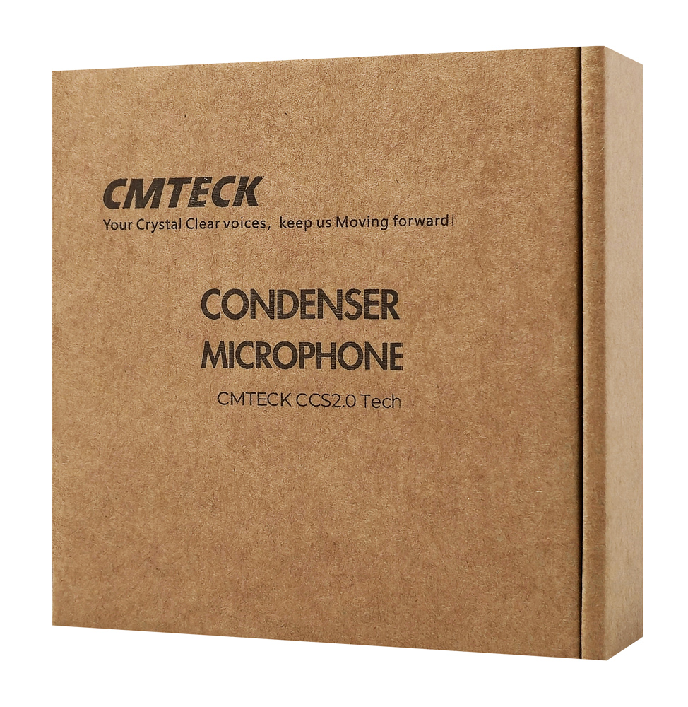 CMTECK επιτραπέζιο μικρόφωνο M001, omnidirectional, USB, μαύρο - Image 5