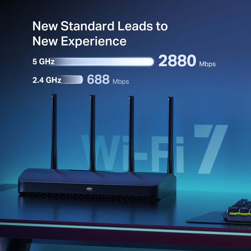 MERCUSYS router MR27BE, WiFi 7, 3.6Gbps BE3600, EasyMesh, Ver 1.20 - Image 5