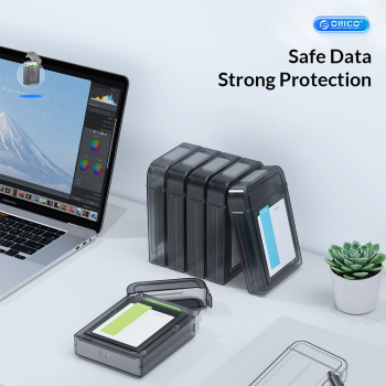 ORICO θήκη προστασίας για 2x 2.5″ HDD PPH25, γκρι/διάφανη
