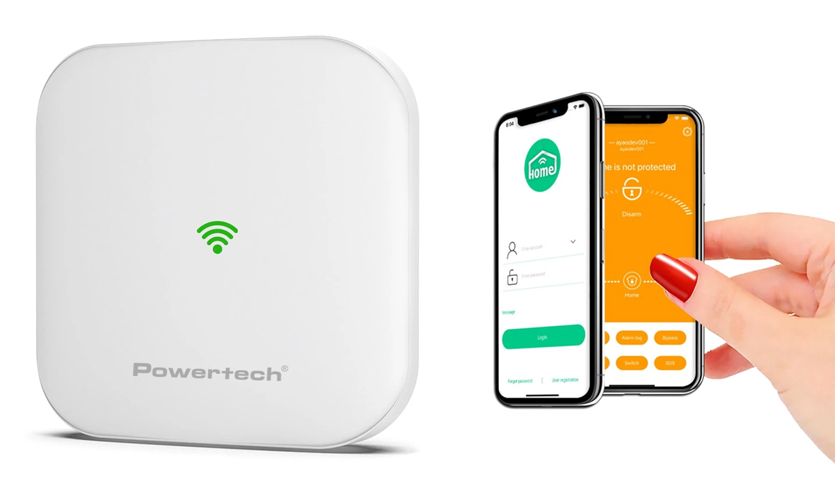 POWERTECH ασύρματο σύστημα συναγερμού PT-1418, WiFi, 4G - Image 2