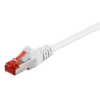 GOOBAY καλώδιο δικτύου 93505, CAT 6 S/FTP, copper, 250MHz, 2m, λευκό
