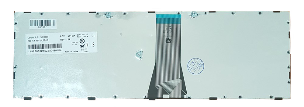 Πληκτρολόγιο για Lenovo G50-30, US, μαύρο - Image 2