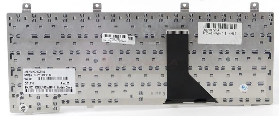 Πληκτρολόγιο για HP Compaq NX9100, US, μαύρο - Image 2