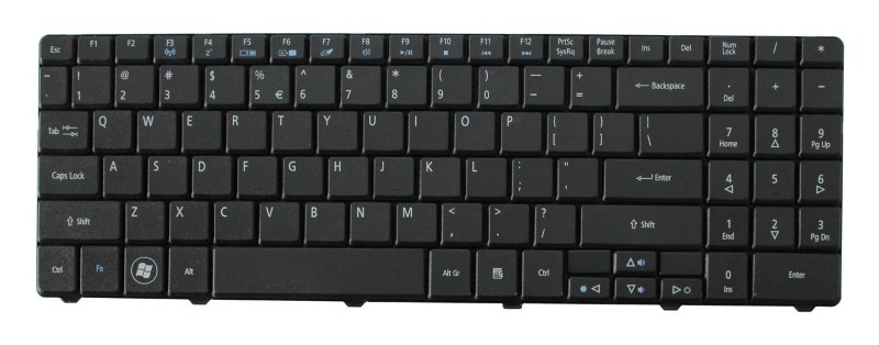 Πληκτρολόγιο για Acer Aspire 5734Z-4725, US, μαύρο - Image 3