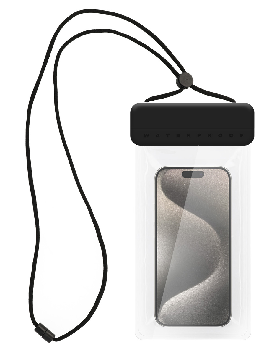 POWERTECH αδιάβροχη θήκη smartphone MOB-1978, IPX8, μαύρη - Image 4