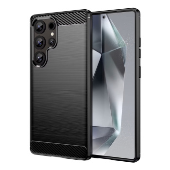 POWERTECH Θήκη Carbon MOB-2007 για Samsung S24 Ultra, μαύρη
