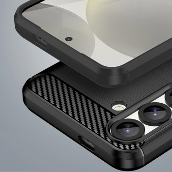 POWERTECH Θήκη Carbon MOB-2010 για Samsung S25 Ultra, μαύρη
