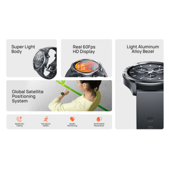 MIBRO smartwatch A3, heart rate, 1.39″ IPS, GPS, 2 ATM, γκρι