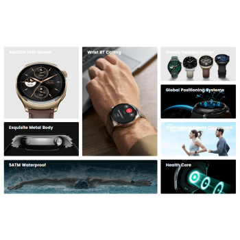 MIBRO smartwatch Lite 3 Pro με 2x λουράκια, heart rate, 1.32″ AMOLED, GPS, 5 ATM, μαύρο/πράσινο