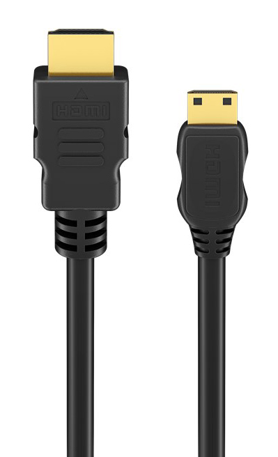 GOOBAY καλώδιο mini HDMI σε HDMI 74088 με Ethernet, 4K/60Hz, 10.2 Gbps, 5m, μαύρο - Image 2