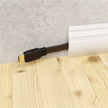 GOOBAY καλώδιο HDMI 77135 με Ethernet, flat, 8K/60Hz, 48 Gbps, 2m, μαύρο