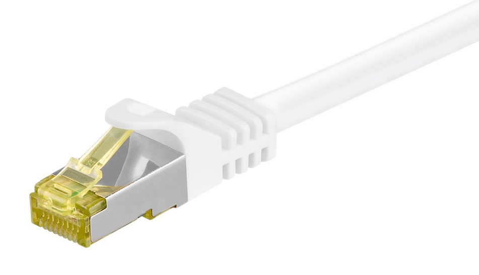 GOOBAY καλώδιο δικτύου 91092, CAT 7 S/FTP, copper, 500MHz, 1.5m, λευκό