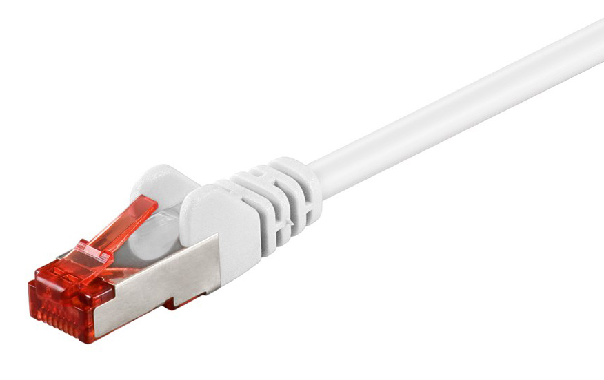 GOOBAY καλώδιο δικτύου 93504, CAT 6 S/FTP, copper, 250MHz, 15m, λευκό