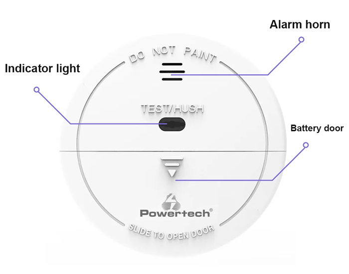 POWERTECH ασύρματος ανιχνευτής καπνού PT-1464 για συναγερμούς, Wi-Fi, TUYA - Image 5