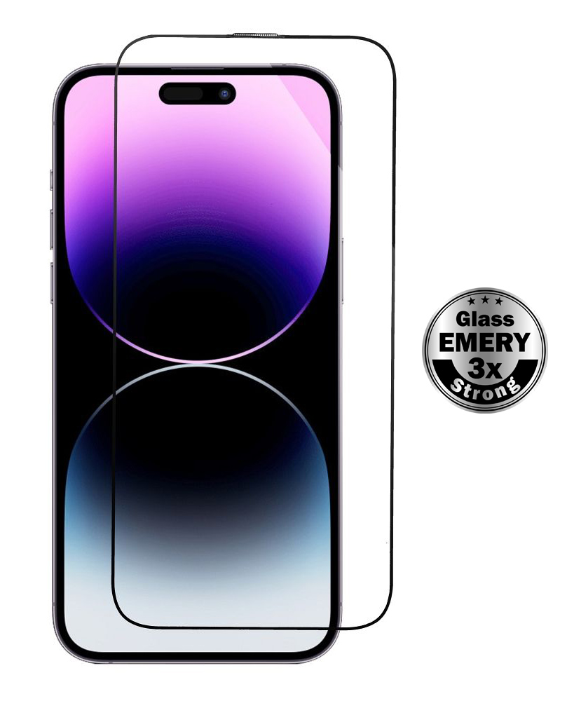 POWERTECH tempered glass Emery 5D TGC-0759 για iPhone 15, full glue