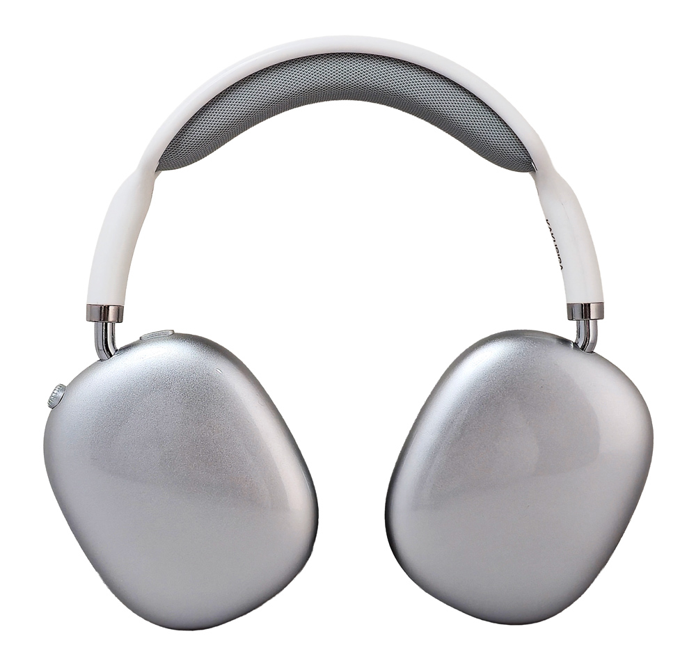 KAKUSIGA headphones KSC-1466, ασύρματα & ενσύρματα, micro SD, 40mm, 400mAh, ασημί - Image 3
