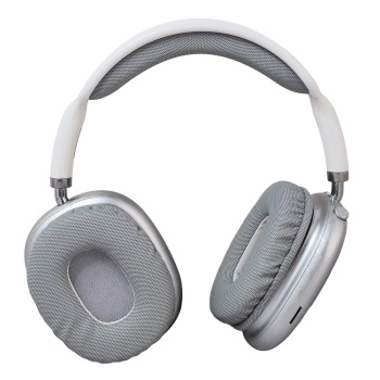 KAKUSIGA headphones KSC-1466, ασύρματα & ενσύρματα, micro SD, 40mm, 400mAh, ασημί
