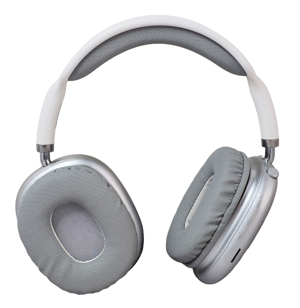 KAKUSIGA headphones KSC-1466, ασύρματα & ενσύρματα, micro SD, 40mm, 400mAh, ασημί - Image 2