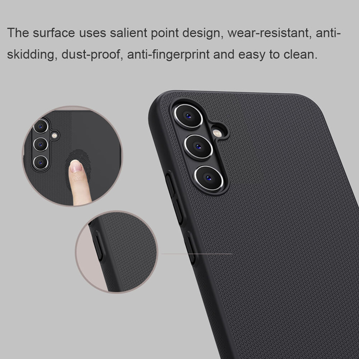 NILLKIN θήκη Super Frosted Shield για Samsung Galaxy A34 5G, μπλε - Image 3