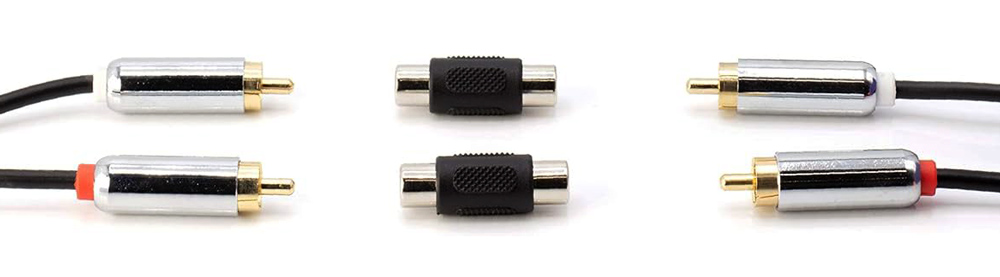 POWERTECH αντάπτορας RCA θηλυκό σε θηλυκό CAB-R021, μαύρος - Image 2