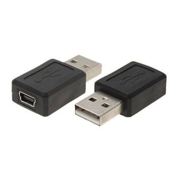 POWERTECH αντάπτορας USB σε USB Mini CAB-U111, 480Mbps, μαύρος