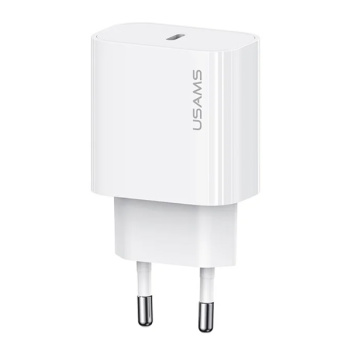 USAMS φορτιστής τοίχου CC226, USB-C, 20W, λευκός