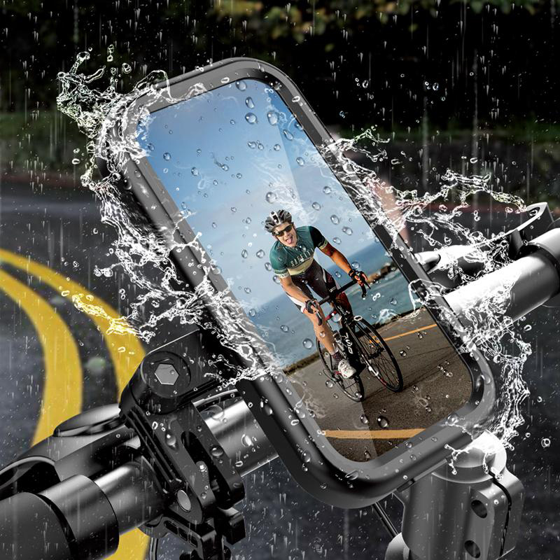 KAKUSIGA βάση ποδηλάτου για smartphone KSC-1532, IPX6, μαύρη - Image 2