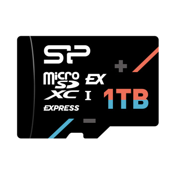 SILICON POWER κάρτα μνήμης microSDXC Express Hypera, 1TB, PCIe Gen 3×1, C10 UHS-I U3 A1 V30