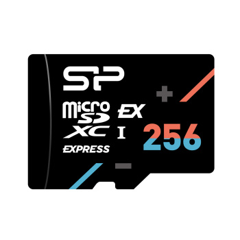 SILICON POWER κάρτα μνήμης microSDXC Express Hypera, 256GB, PCIe Gen 3×1, C10 UHS-I U3 A1 V30