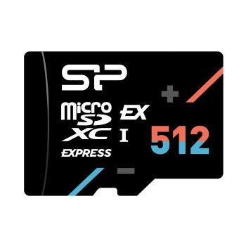 SILICON POWER κάρτα μνήμης microSDXC Express Hypera, 512GB, PCIe Gen 3×1, C10 UHS-I U3 A1 V30