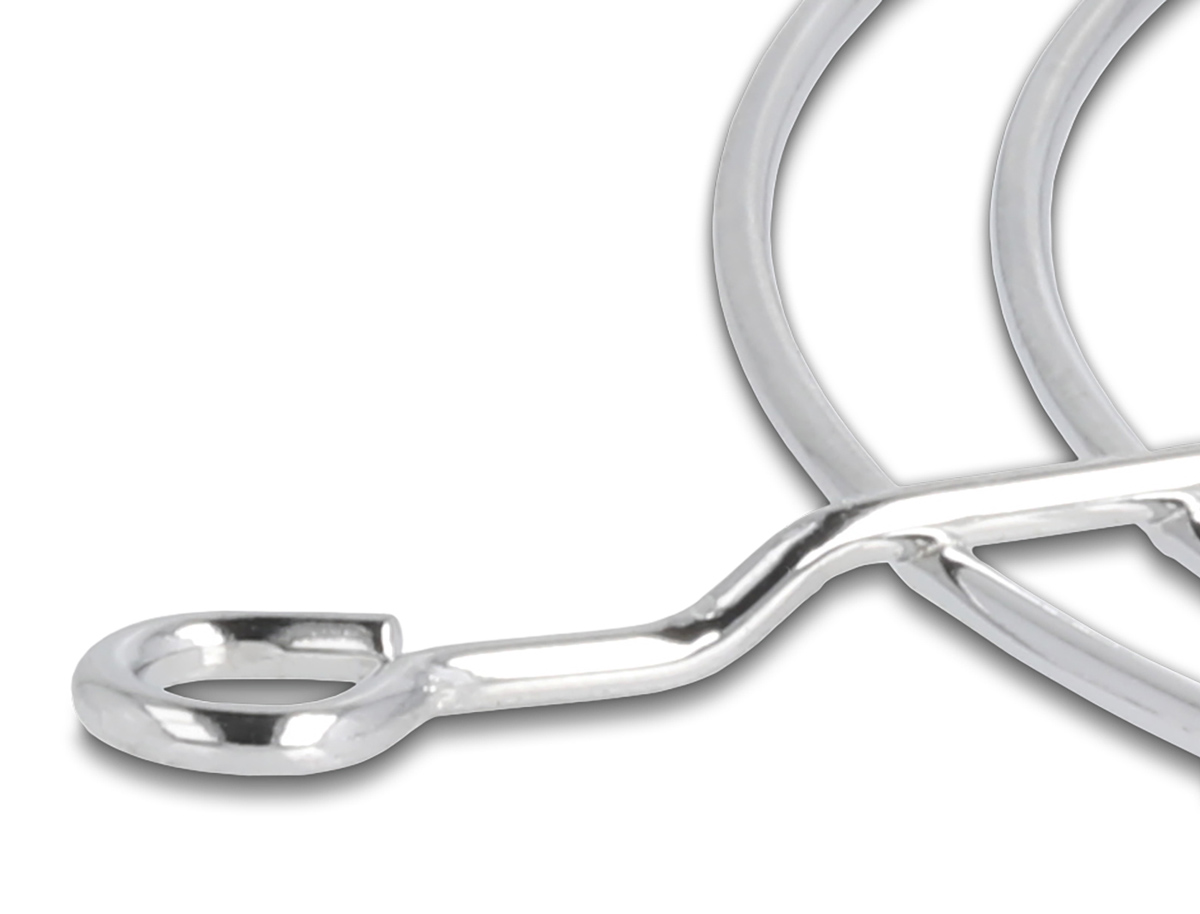 DELOCK σχάρα για 92mm ανεμιστήρα 67307, μεταλλική, ασημί - Image 3