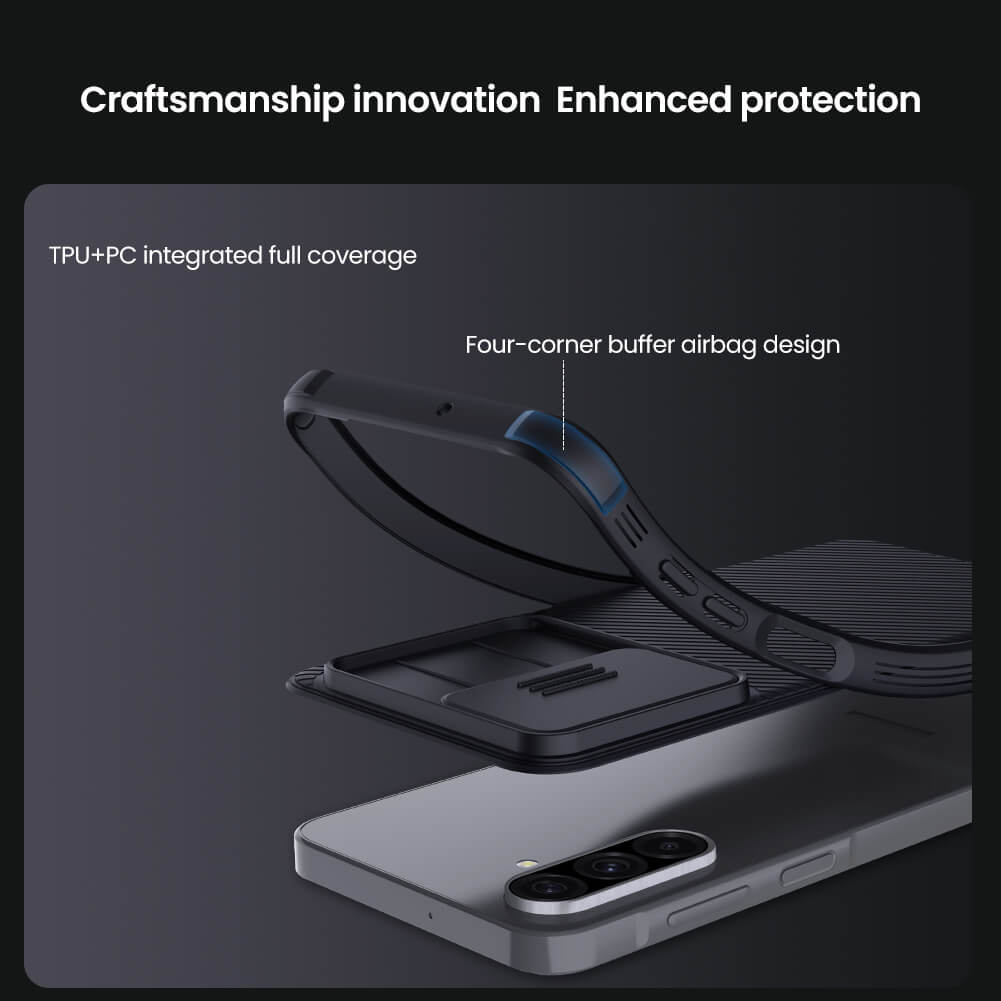 NILLKIN θήκη CamShield Pro για Samsung Galaxy A56 5G, μαύρη - Image 3