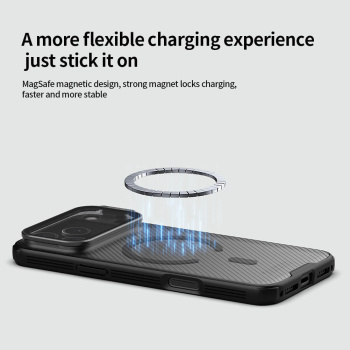NILLKIN θήκη CamShield Prop Magnetic για Apple iPhone 17 Pro Max, διάφανη/μαύρη