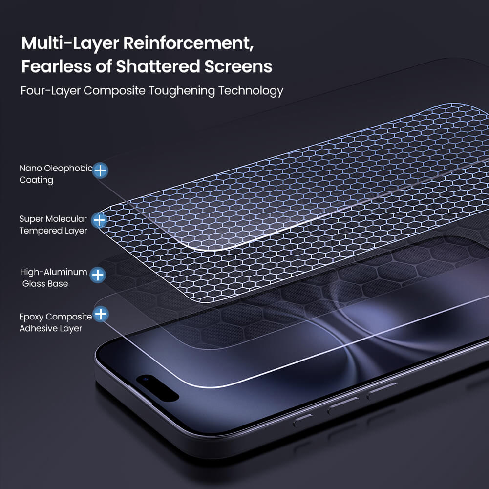 NILLKIN tempered glass 2.5D H+ Pro για Apple iPhone 17 Pro - Image 3