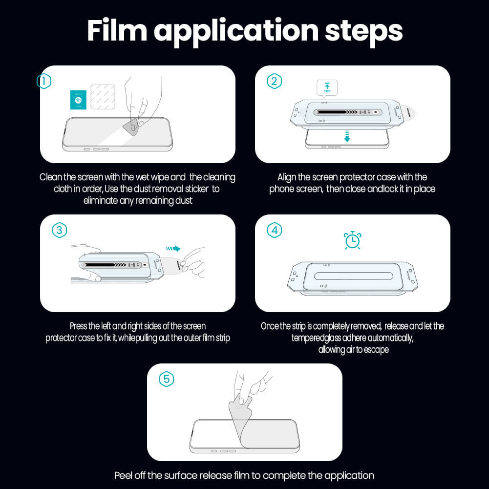 NILLKIN tempered glass 2.5D Guardian για Apple iPhone 17 Pro - Image 5