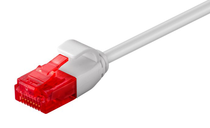 GOOBAY καλώδιο δικτύου 71545, CAT 6 U/UTP, slim, copper, 250MHz, 0.15m, γκρι