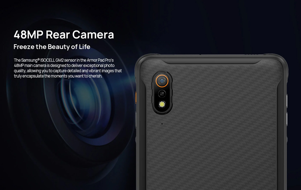 ULEFONE tablet Armor Pad Pro, 8", 8/128GB, 4G, 7650mAh, IP68/IP69K, μαύρο - Image 4