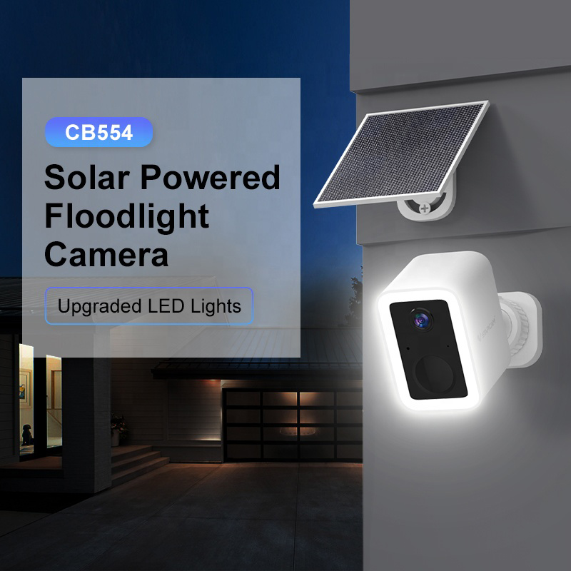 VSTARCAM smart ηλιακή κάμερα CB554 με φωτισμό, 3MP, WiFi, SD, 5200mAh, IP66 - Image 2