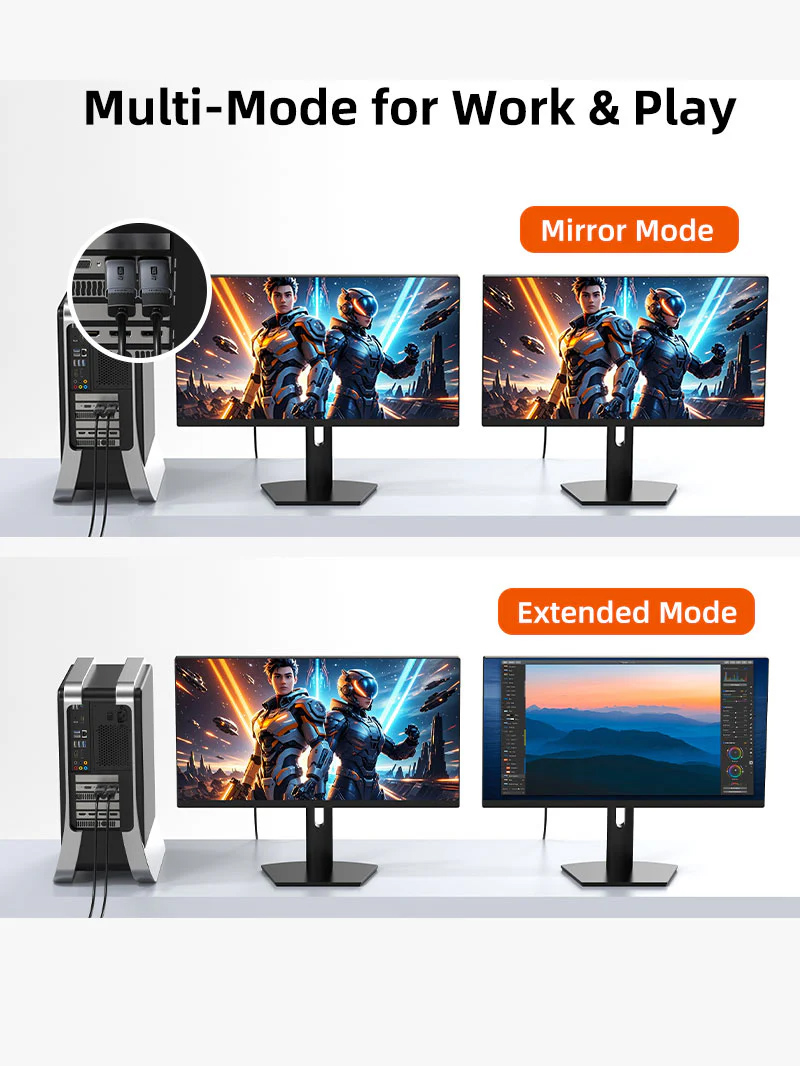 CABLETIME αντάπτορας DisplayPort σε HDMI CT-DMHF4K-AG3, 4K/30Hz, γκρι - Image 5