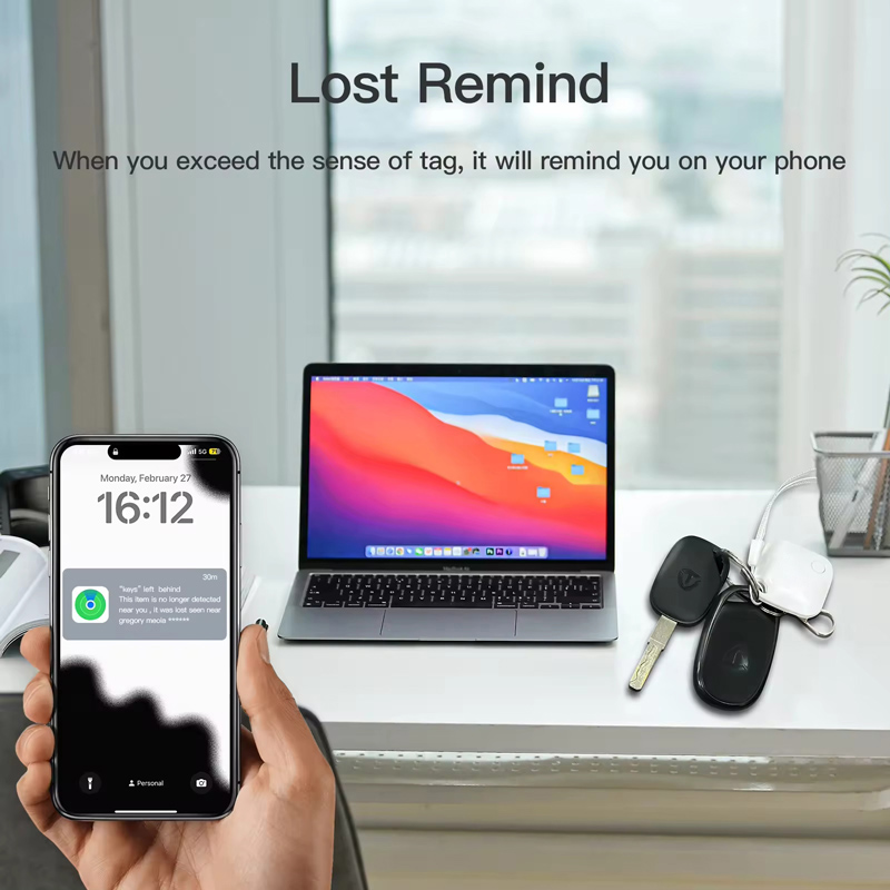 HAVEDEER smart tag ITAG03 για iOS συσκευές, Bluetooth tracker, λευκό - Image 2