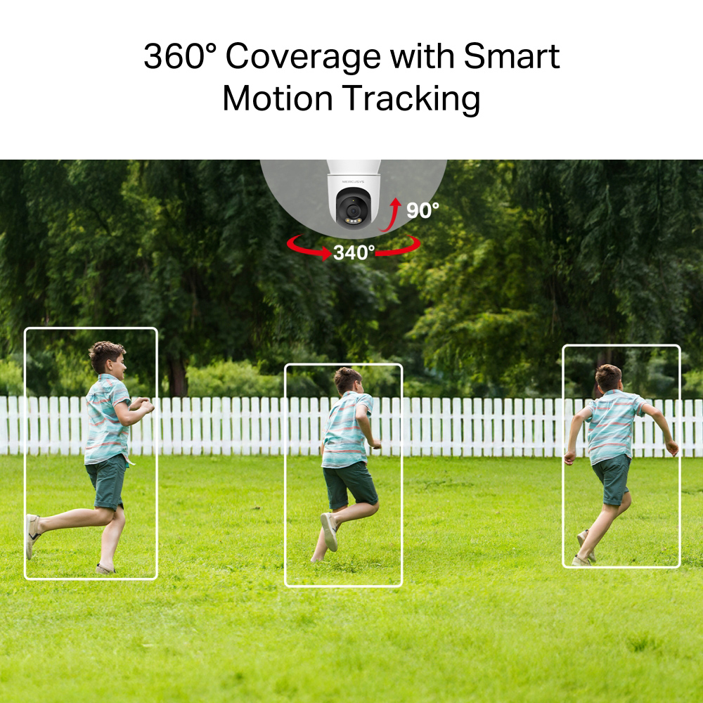 MERCUSYS smart κάμερα MC500, 1080p, WiFi, PTZ, SD, IP65, EU/1.0 - Image 5