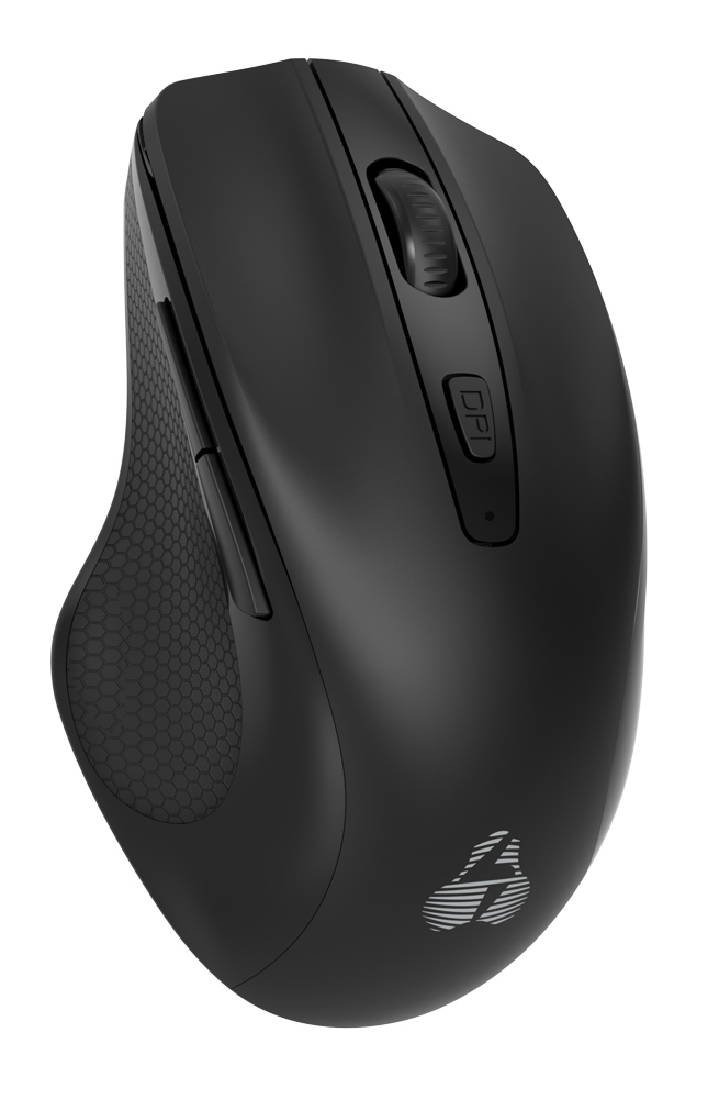 POWERTECH ασύρματο ποντίκι PT-1251, USB δέκτης, 1600DPI, μαύρο - Image 3