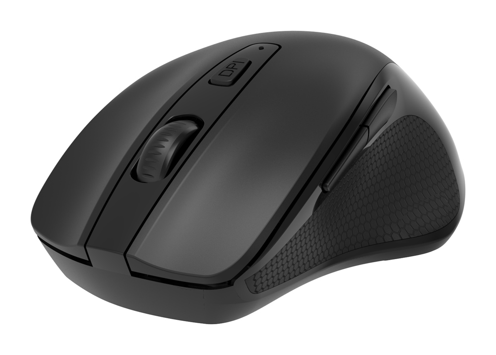 POWERTECH ασύρματο ποντίκι PT-1251, USB δέκτης, 1600DPI, μαύρο - Image 2
