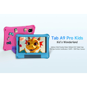 ULEFONE tablet Tab A9 Pro Kids, 8.68″, 4/128GB, 4G, Android 15, 5040mAh, μπλε