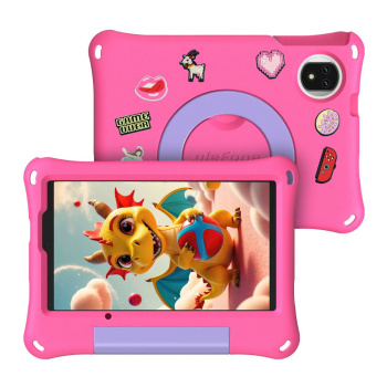 ULEFONE tablet Tab A9 Pro Kids, 8.68″, 4/128GB, 4G, Android 15, 5040mAh, ροζ
